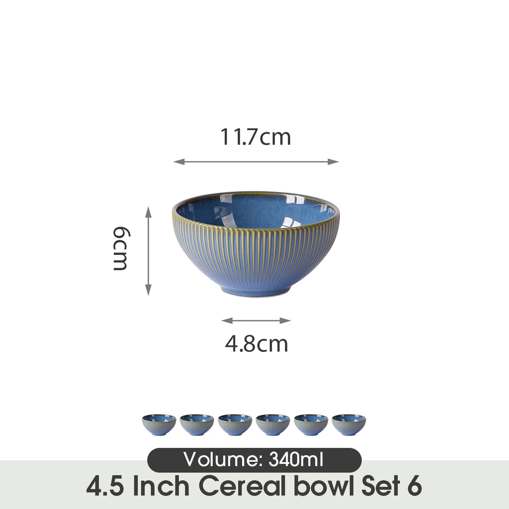 JIWOO-Moire, 4pcs, 4,5zoll 11,7cm Schale, Mikrowellengeeignet und Spülmaschinengeeignet