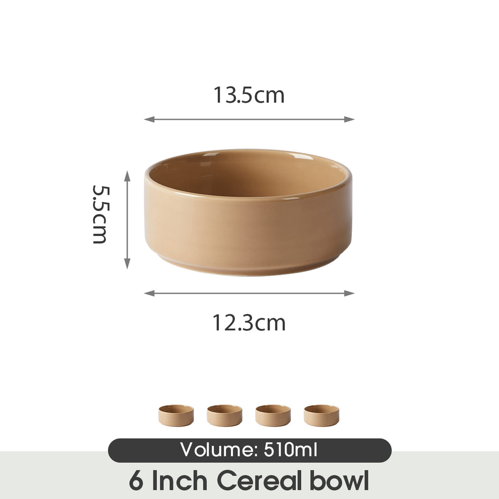 JIWOO-Beira, 4 bols de 14 cm, compatibles micro-ondes et lave-vaisselle