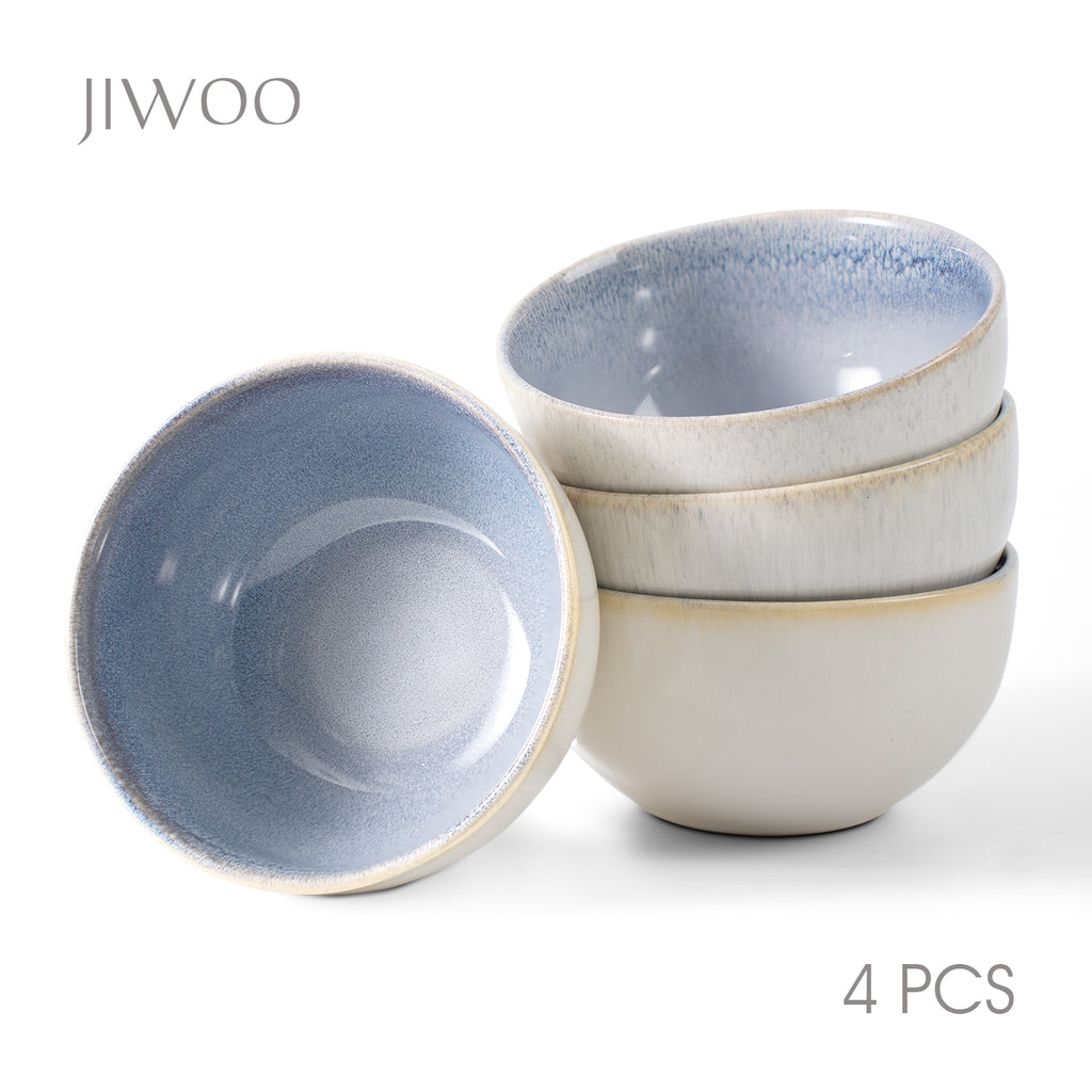 JIWOO-Lovina, 4pcs, 5,5zoll 13,5cm Schale, Mikrowellengeeignet und Spülmaschinengeeignet