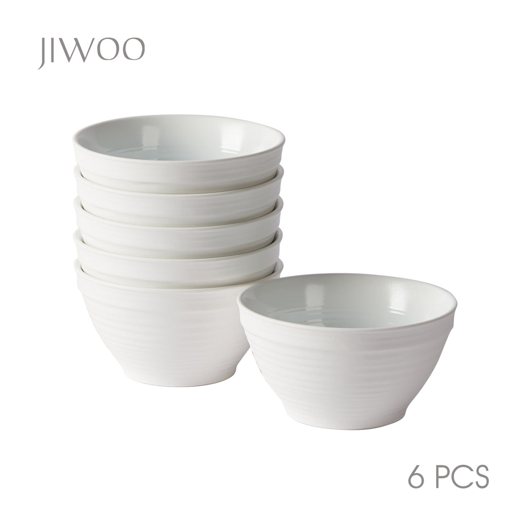 JIWOO-Lurcern, 6pcs, 4,5zoll 11,8cm Schüssel, Mikrowellengeeignet und Spülmaschinengeeignet