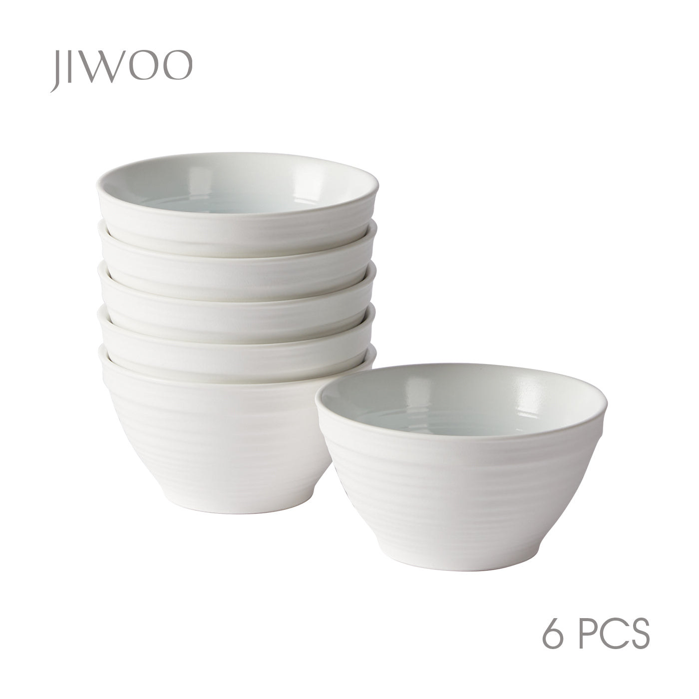 JIWOO-Lurcern, 6pcs, 4,5zoll 11,8cm Schüssel, Mikrowellengeeignet und Spülmaschinengeeignet