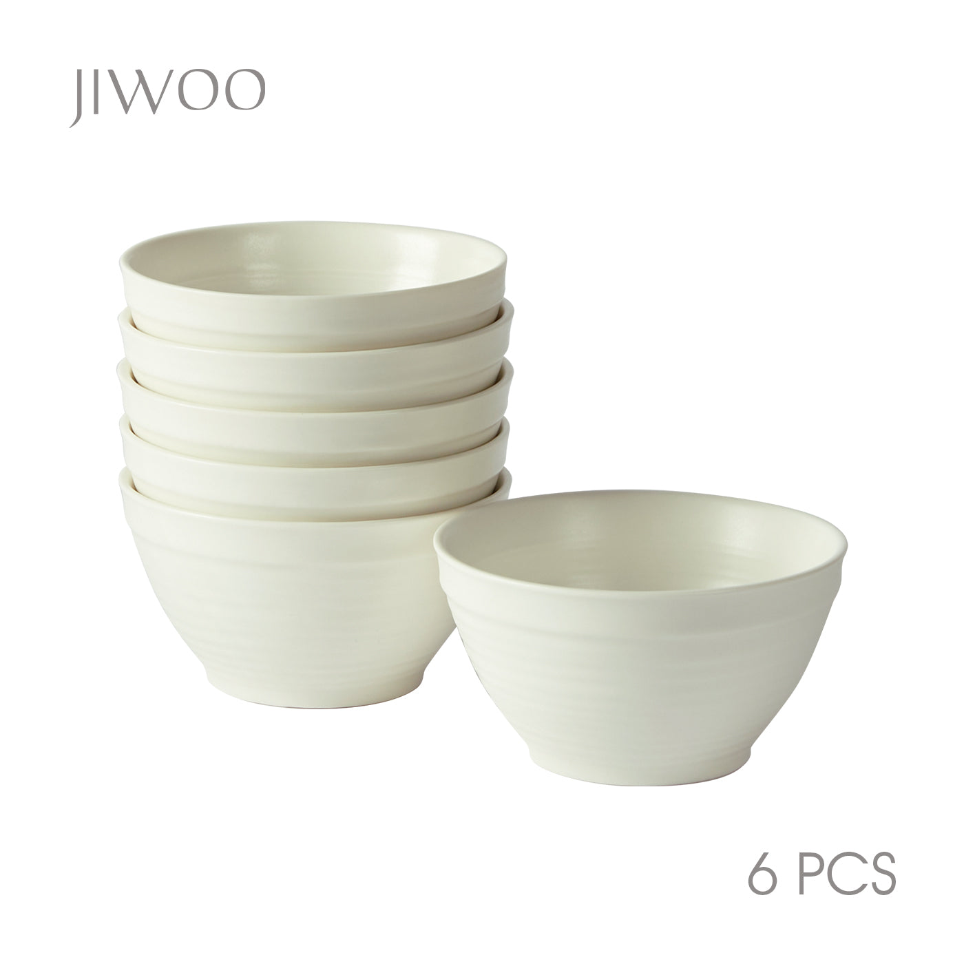 JIWOO-Lurcern, 6pcs, 4,5zoll 11,8cm Schüssel, Mikrowellengeeignet und Spülmaschinengeeignet